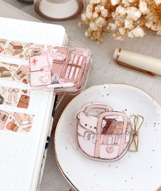 Acrylic clip - My favorite things (Totebag) (A002)