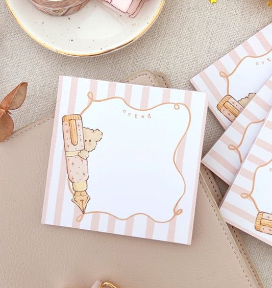 Square Notepad - My favorite things (A012)  [RESTOCK SOON]