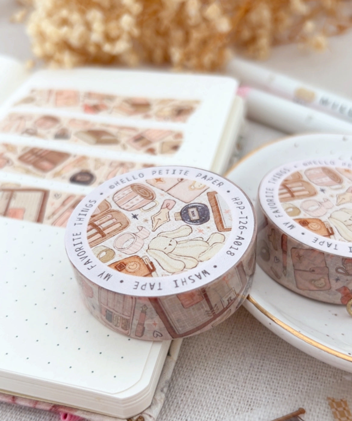 15mm washi tape - My favorite things (A018)