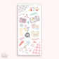 Large doodle deco stickers -  My tiny treasures 2 (hand-drawn) A162