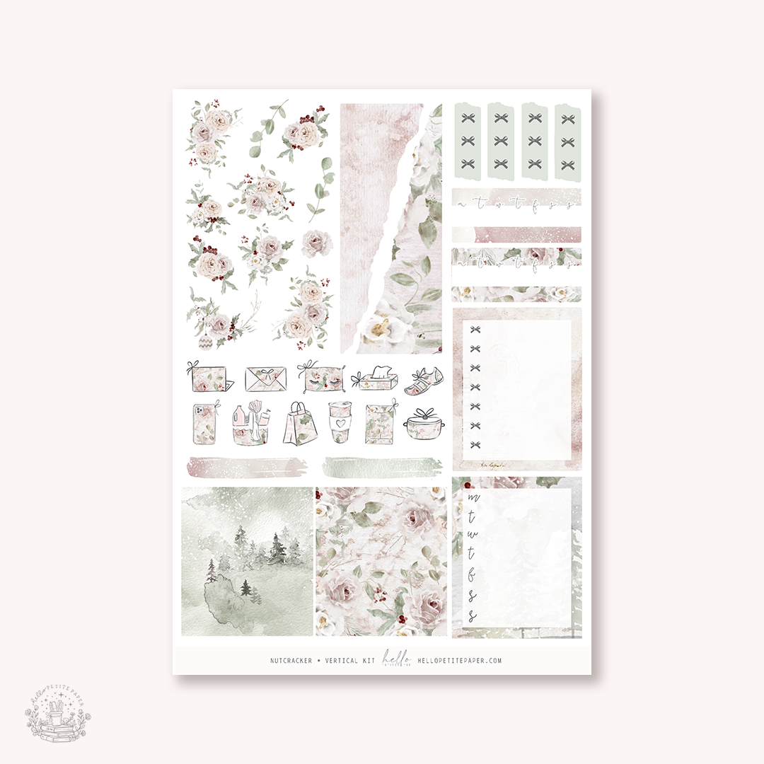 Nutcracker  -  planner sticker kit