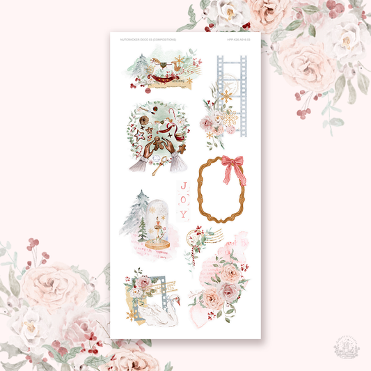 Nutcracker - Deco stickers 3 (compositions).