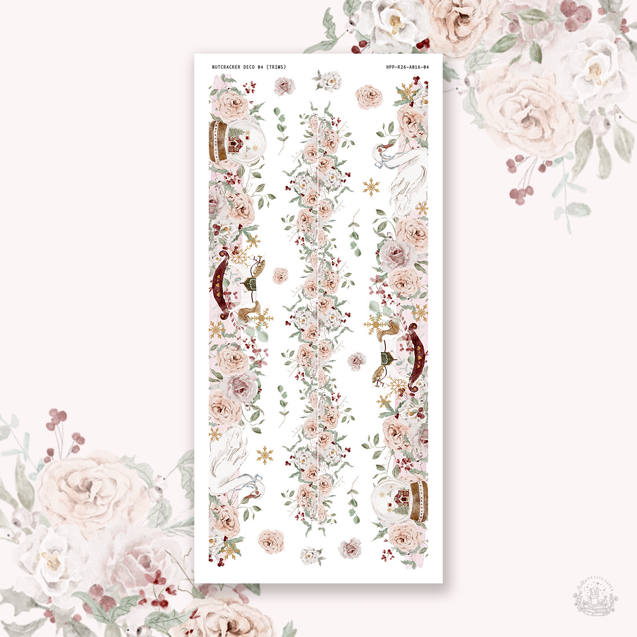 Nutcracker - Deco stickers 4 ( trims)
