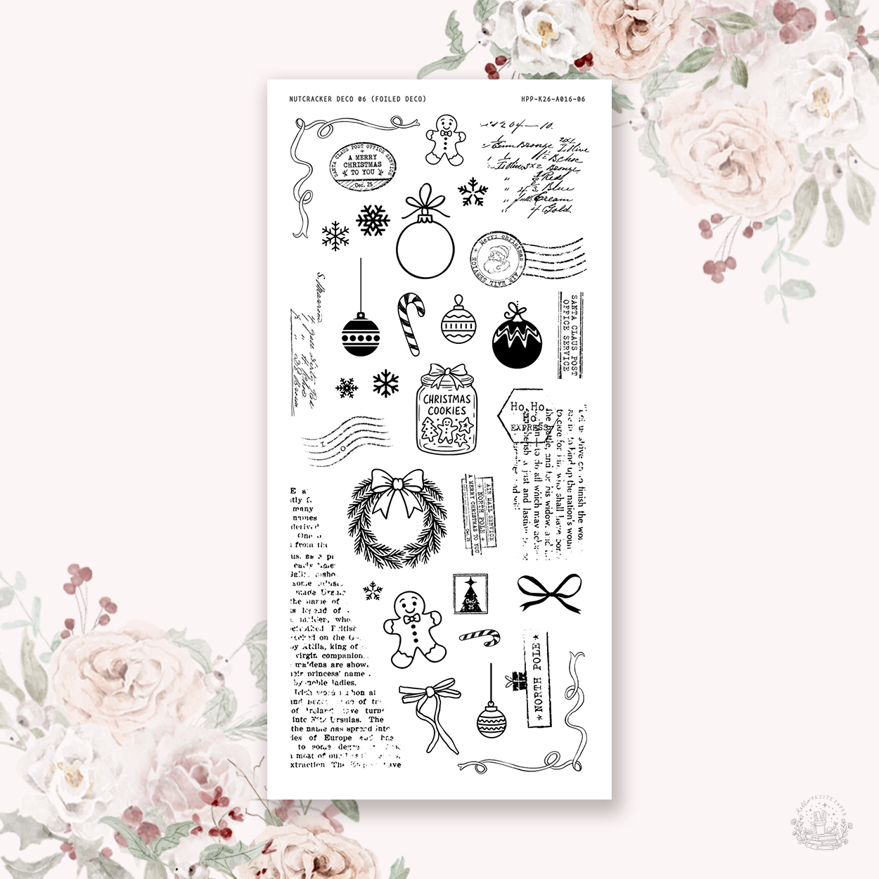 Nutcracker - Deco stickers 6 (foil)