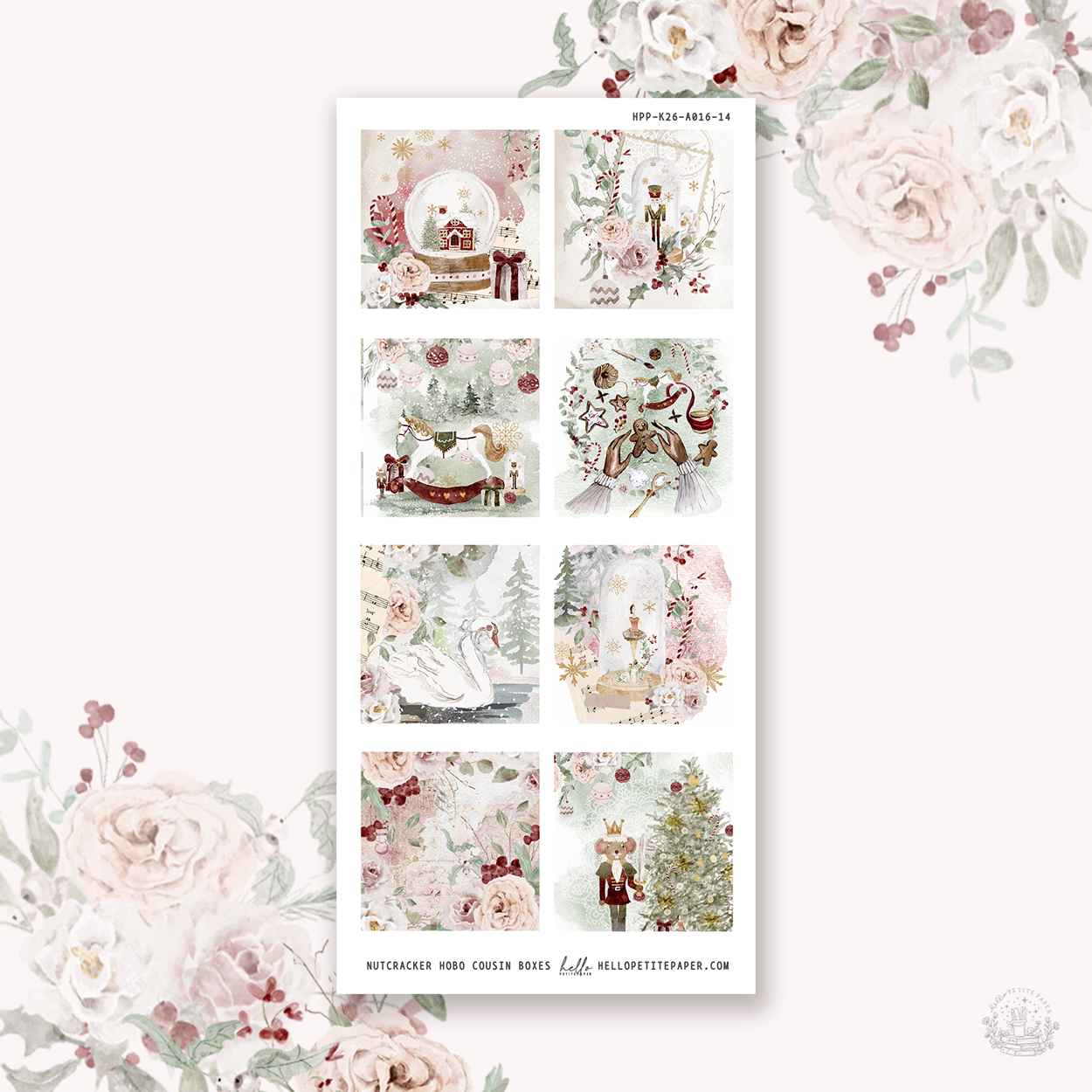 Nutcracker - Hobonichi cousin boxes stickers