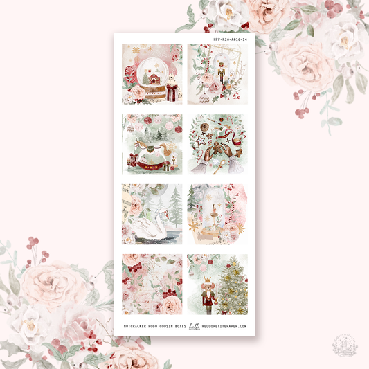 Nutcracker - Hobonichi cousin boxes stickers.