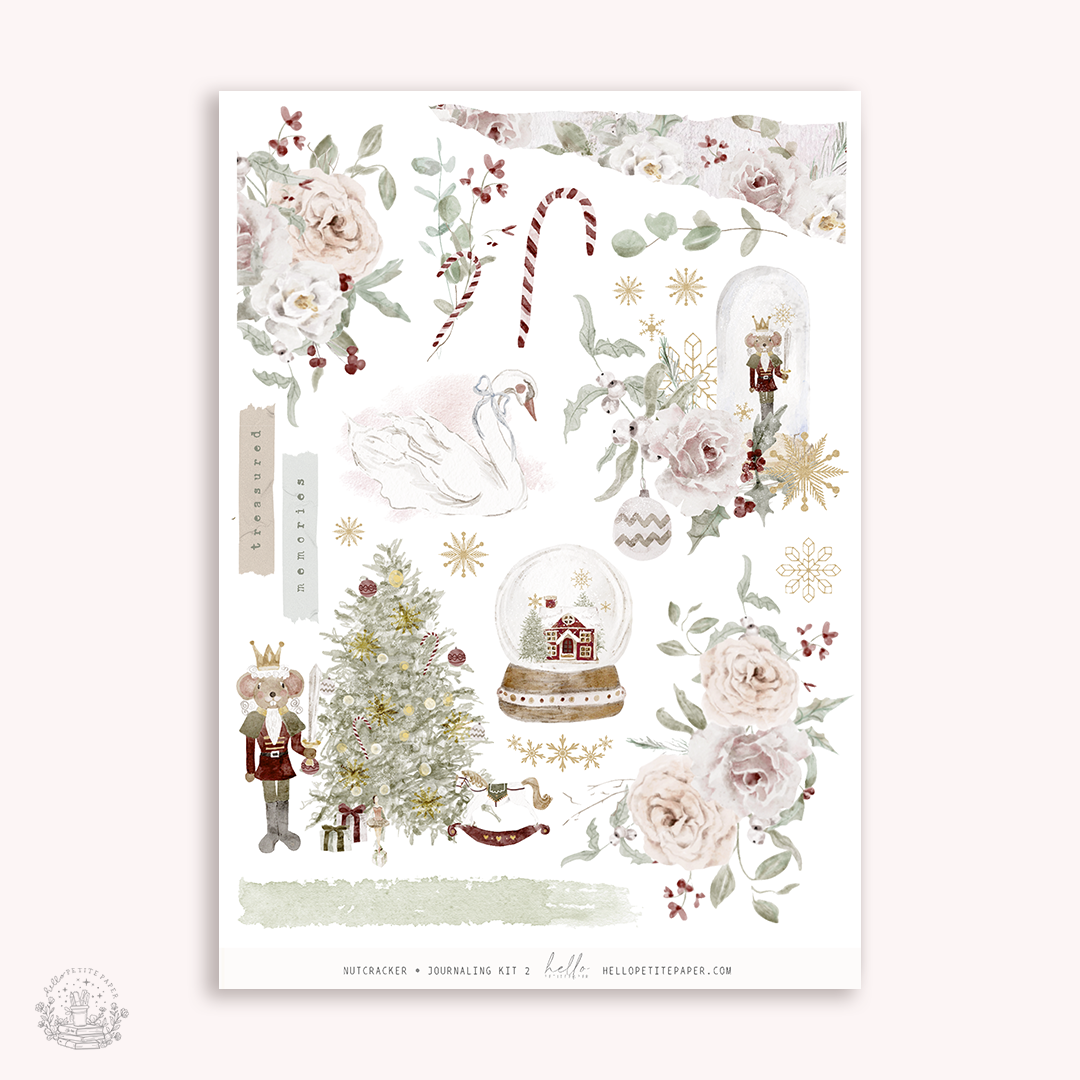 Nutcracker - Journaling Sticker Kit