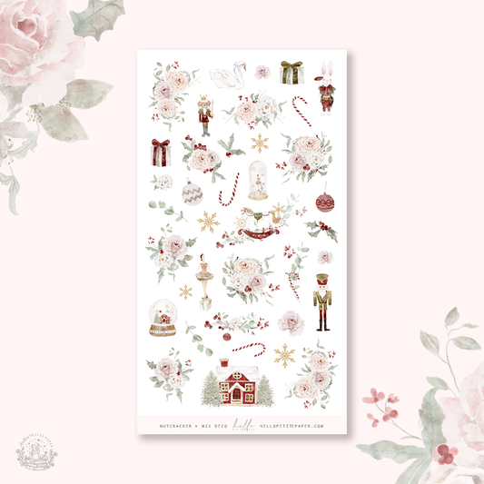 Nutcracker - MIX deco, planner stickers