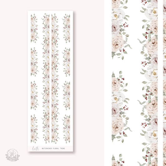 Nutcracker - floral trims | planner stickers