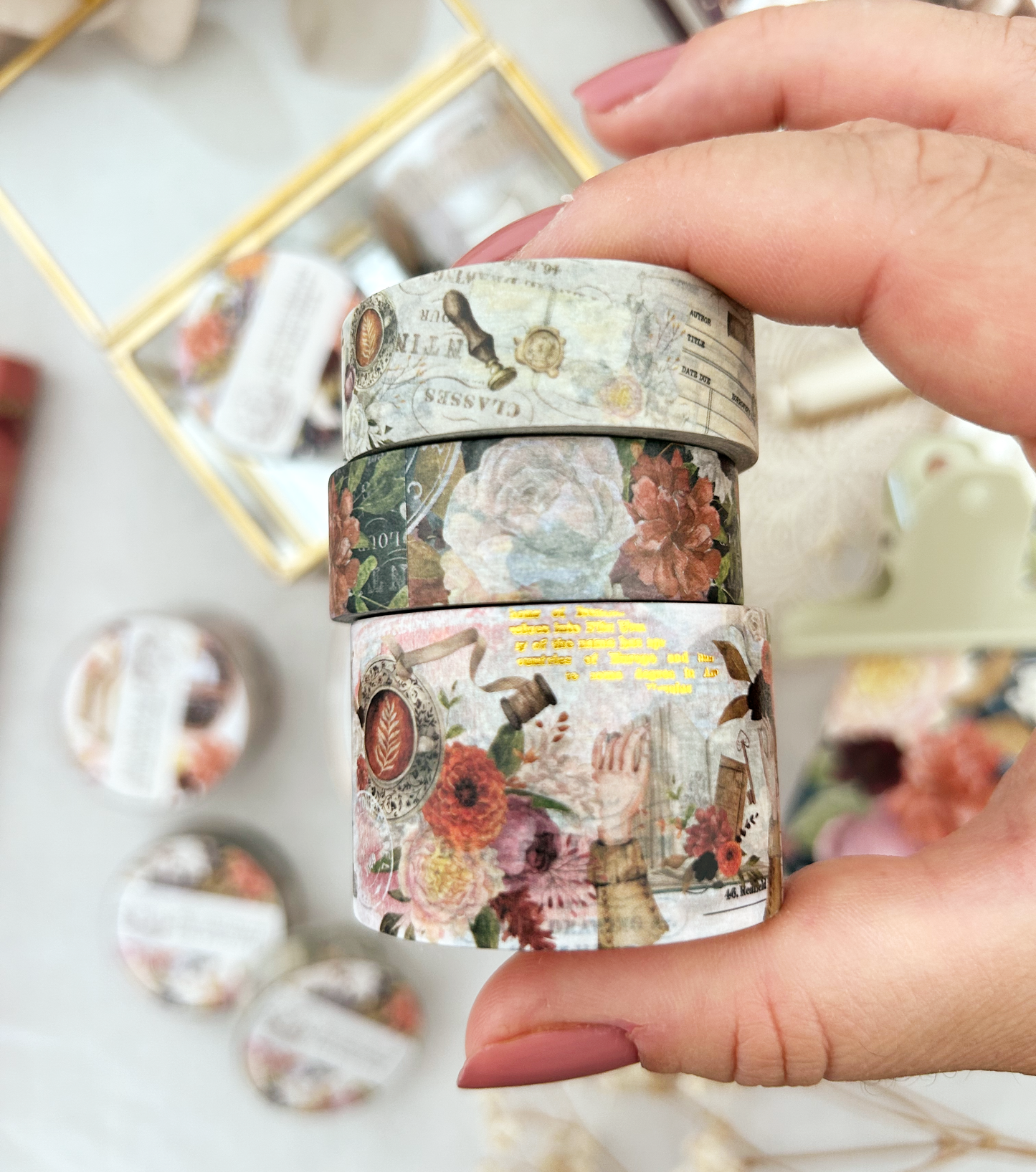 One more chapter washi tape (15mm) - Pattern (10th shop anniversary)