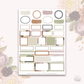 One more chapter   - planner sticker kit (4 sheets or a la carte)