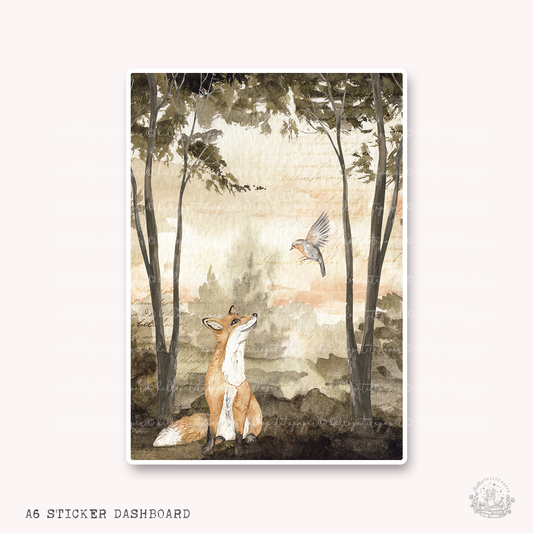 A6 sticker dashboard - Autumnal Whispers