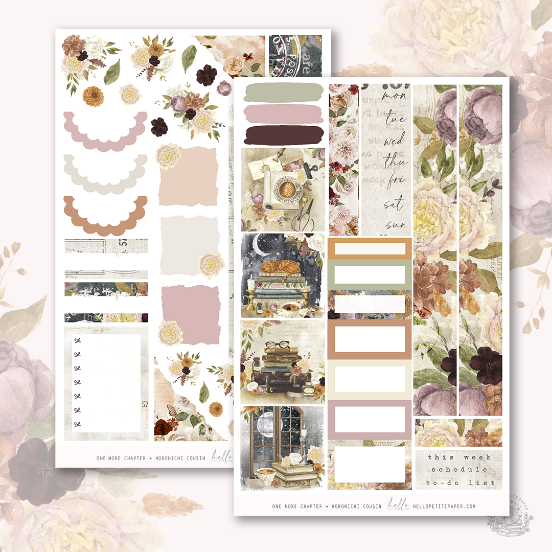 One more chapter  -  Hobonichi Cousin Sticker Kit