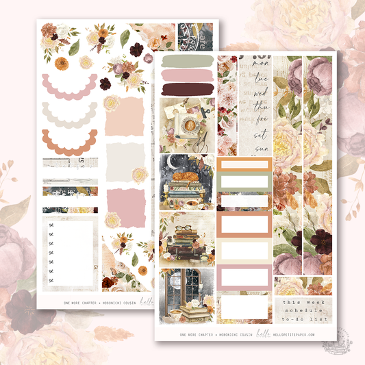 One more chapter  -  Hobonichi Cousin Sticker Kit