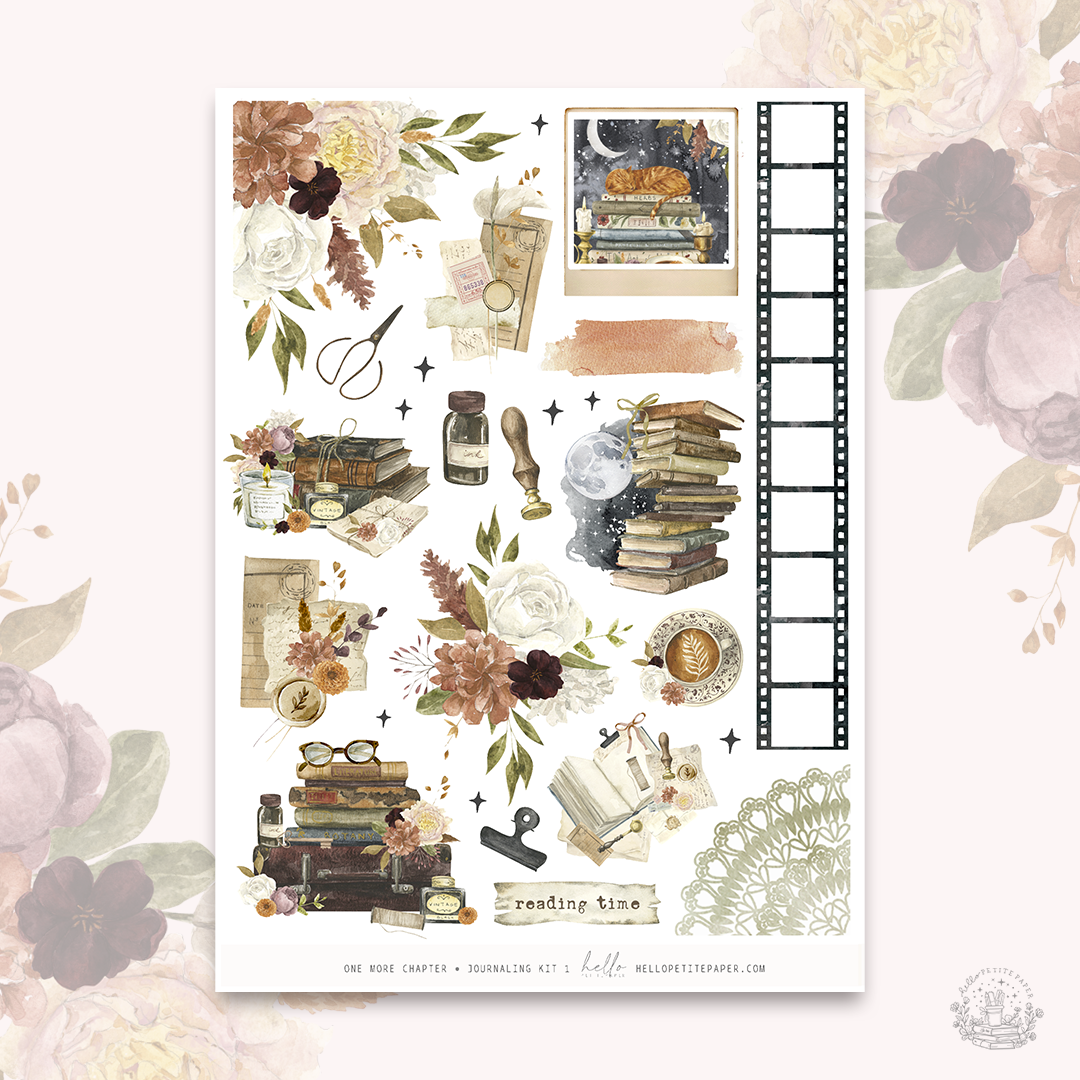 One more chapter  - Journaling Sticker Kit