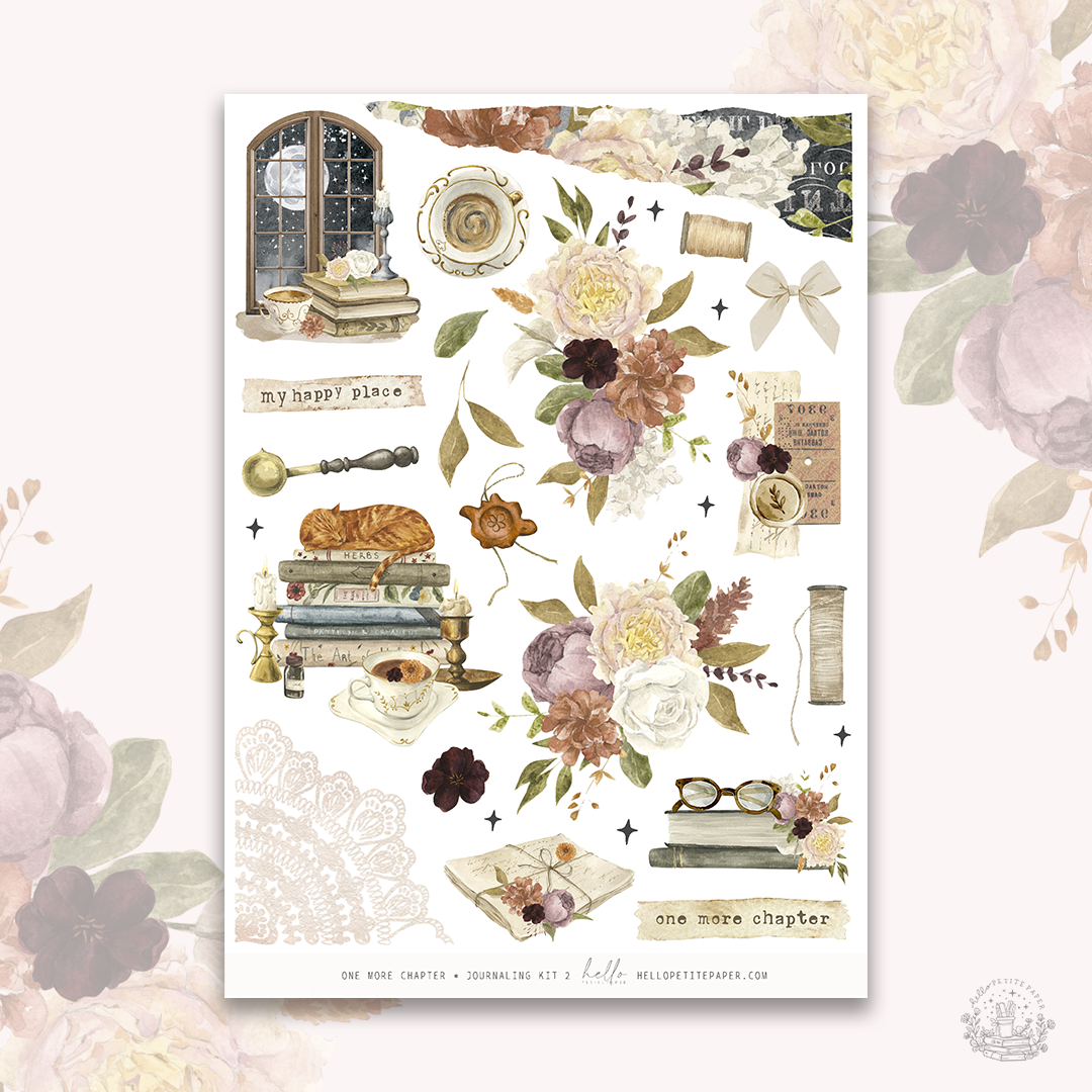 One more chapter  - Journaling Sticker Kit