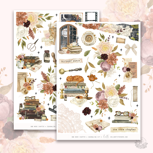 One more chapter  - Journaling Sticker Kit