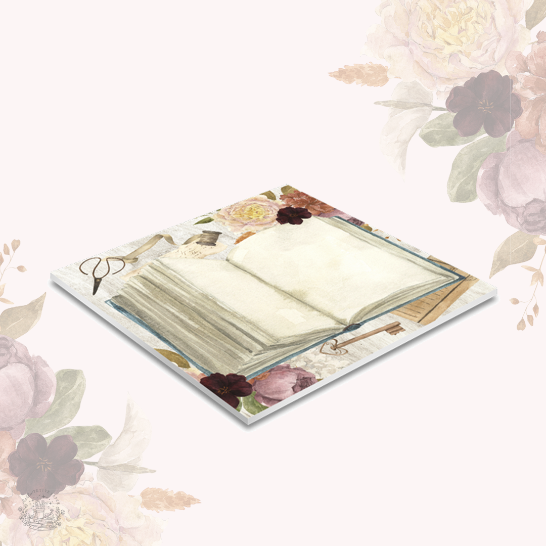 Square Notepad - One more chapeter (book)  (10th shop anniversary)