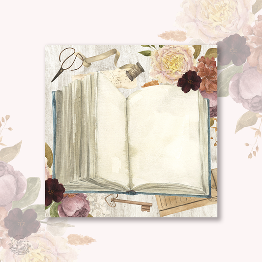 Square Notepad - One more chapeter (book)  (10th shop anniversary)