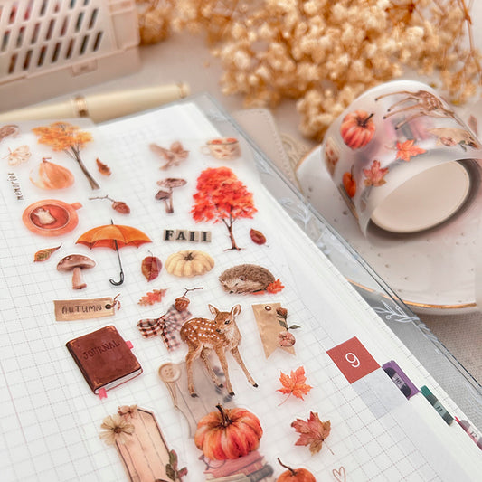 PET WASHI TAPE - Autumnal. [RESTOCK SOON]