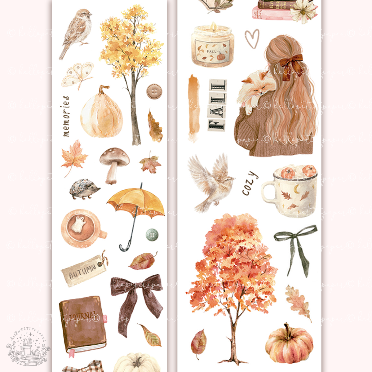 PET WASHI TAPE - Autumnal. [RESTOCK SOON]