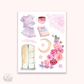 Petite Tuesday - Mini deco sticker collection (us06)