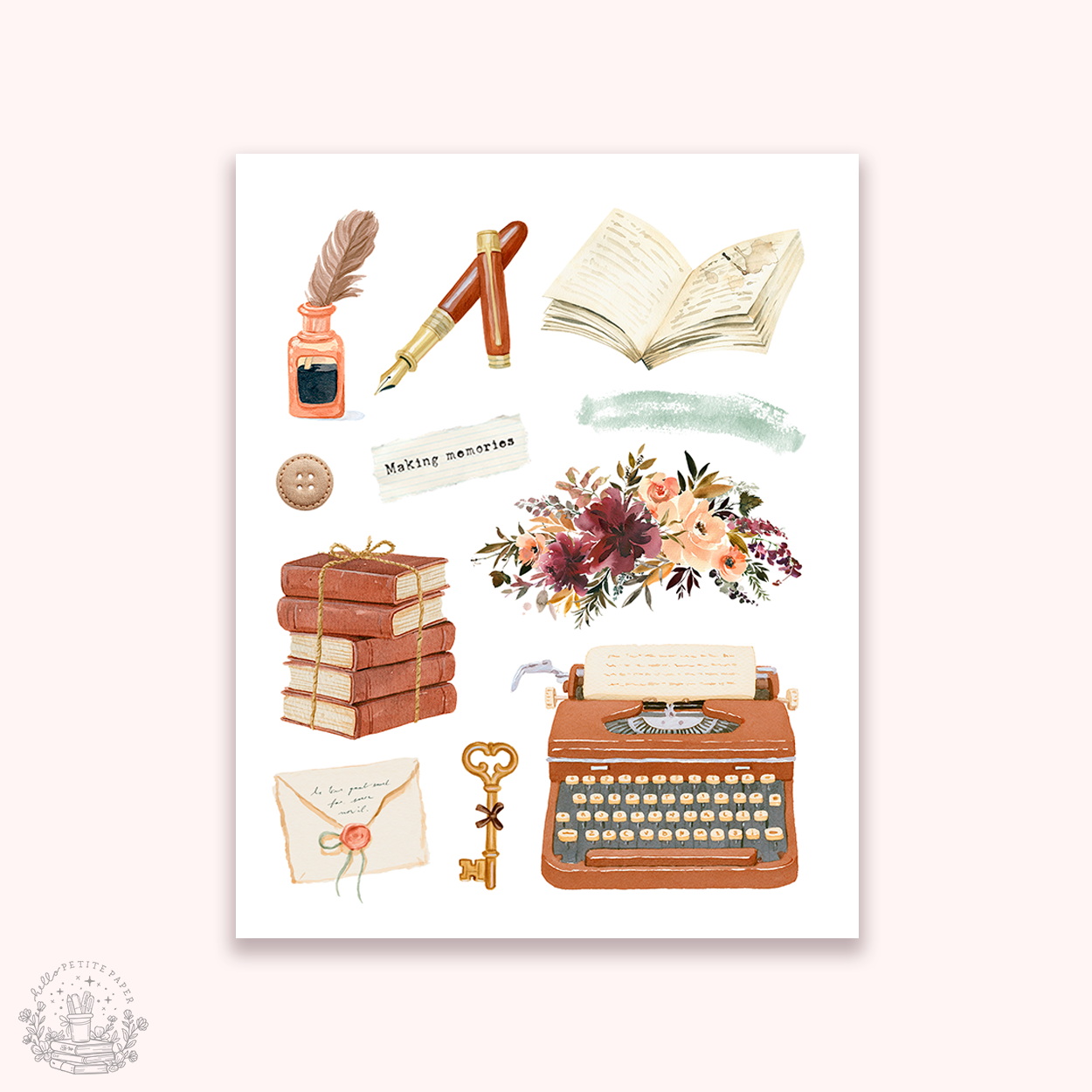 Petite Tuesday - Mini deco sticker collection (us07)