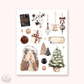 Petite Tuesday - Mini deco sticker collection (Wildwood Noel).