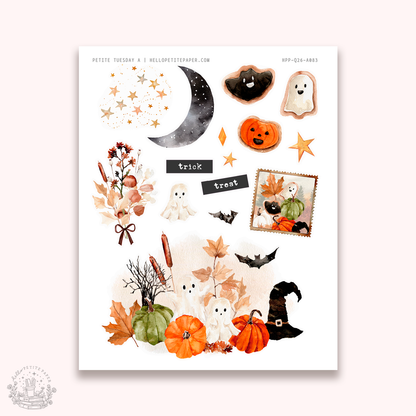 Petite Tuesday - Mini deco sticker collection (Halloween).