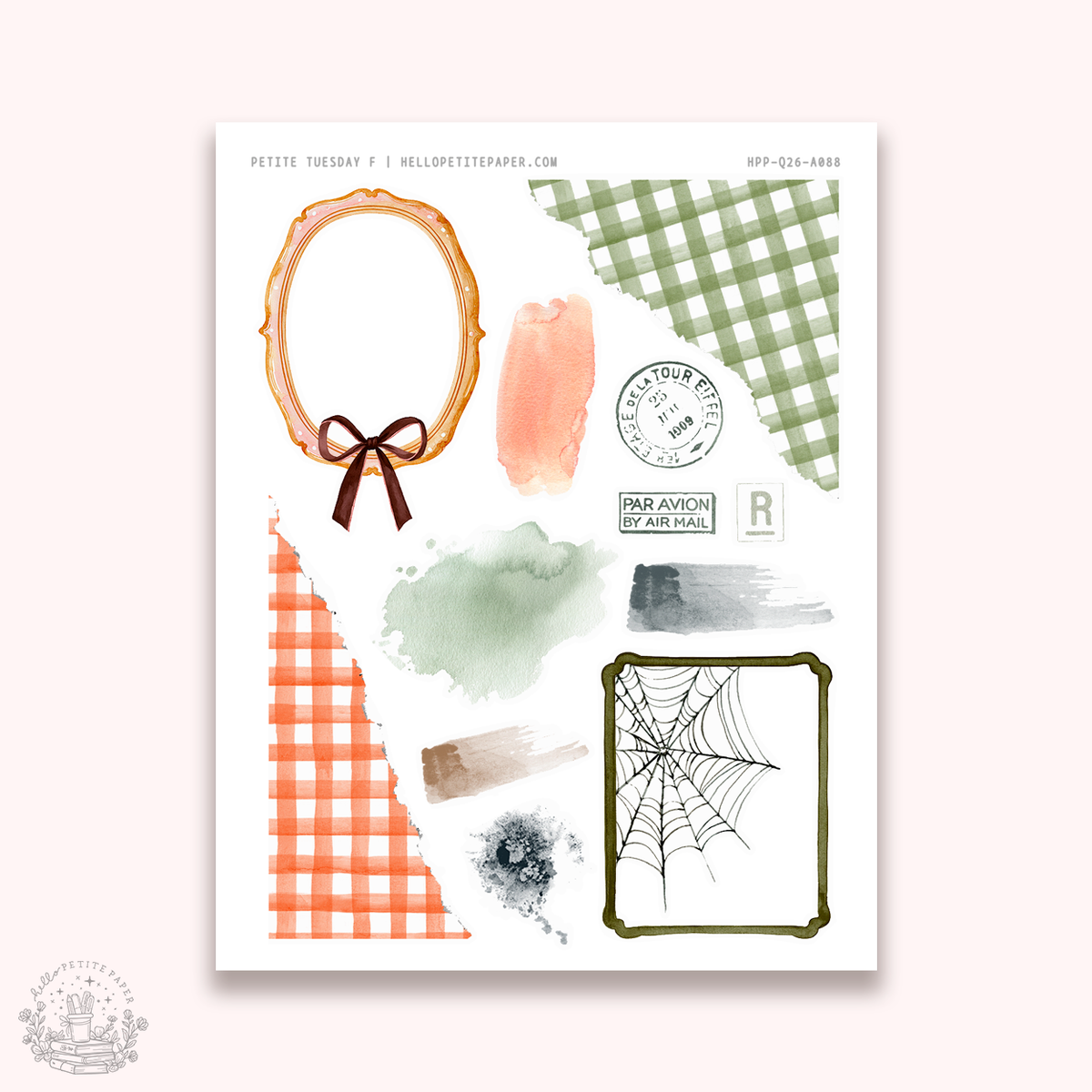 Petite Tuesday - Mini deco sticker collection (Halloween).