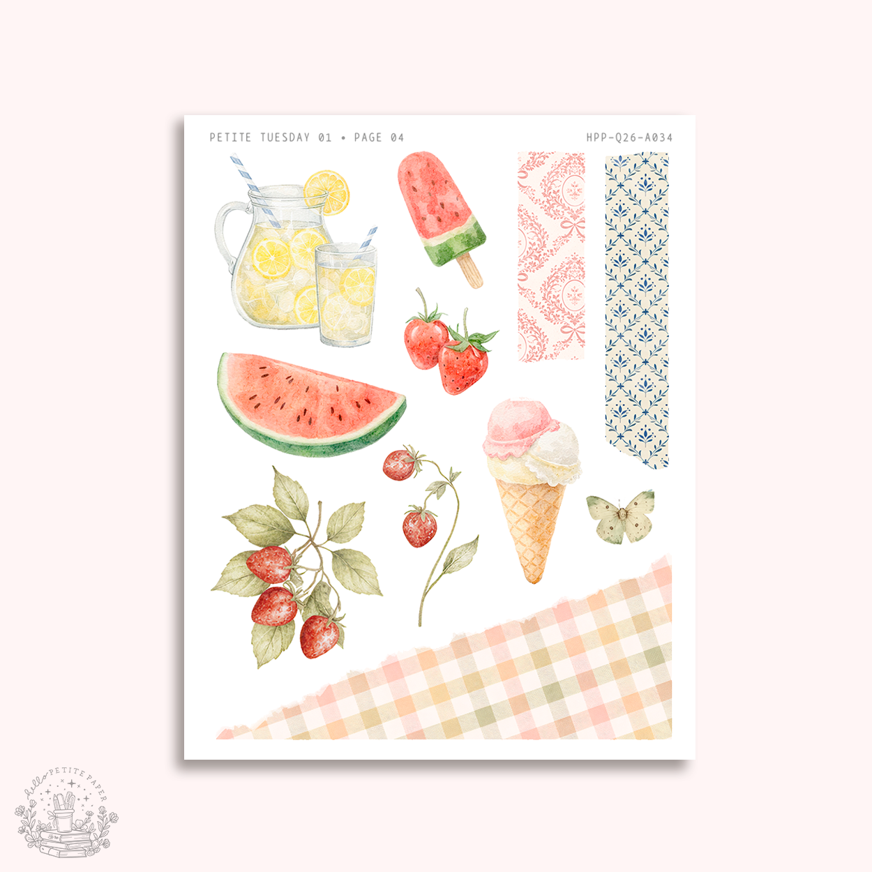 Petite Tuesday - Mini deco sticker collection (US01)