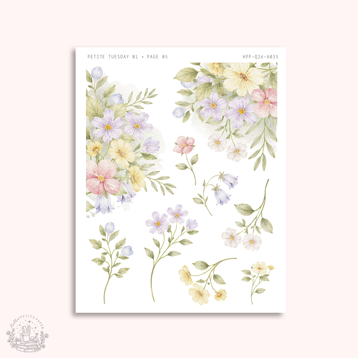 Petite Tuesday - Mini deco sticker collection (US01)