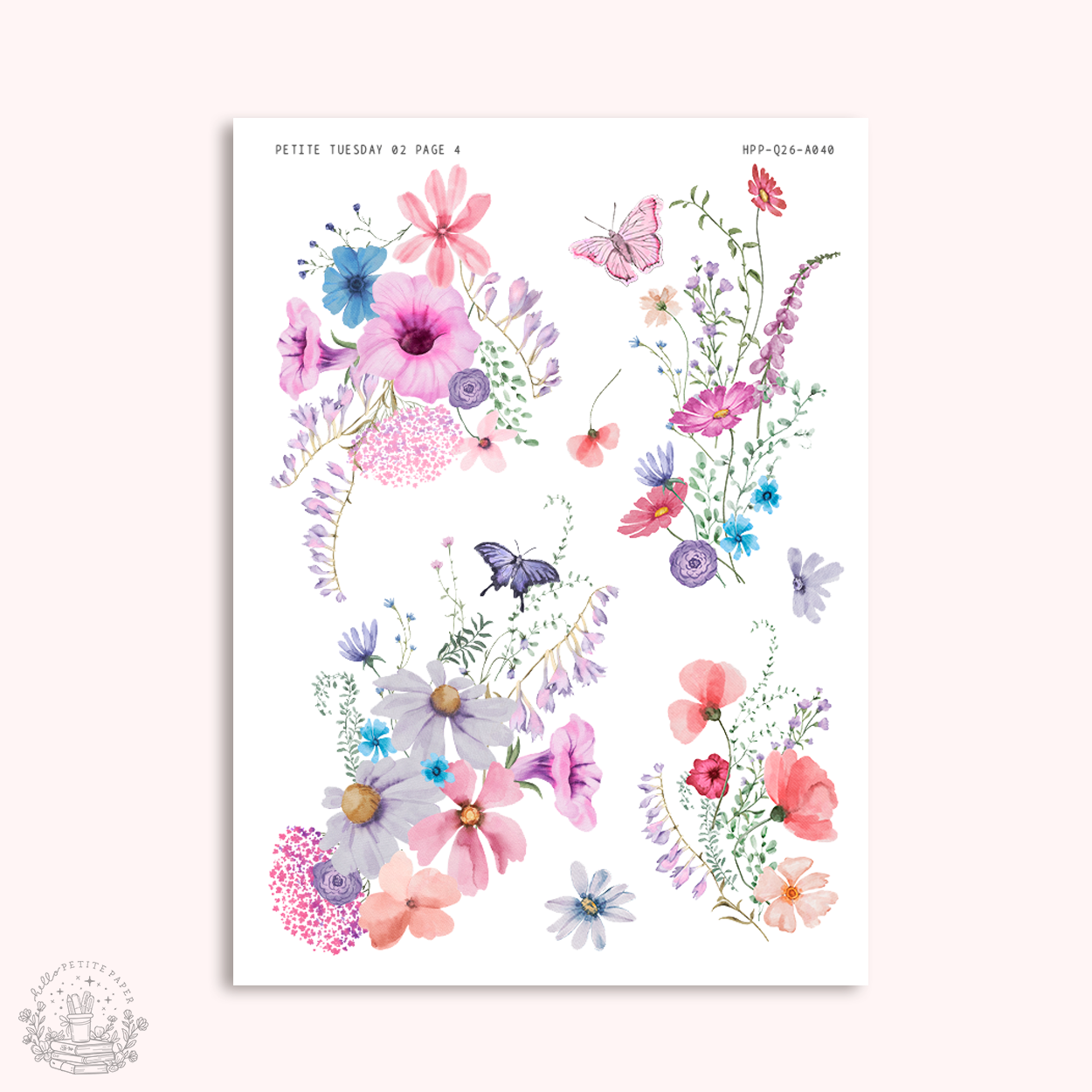 Petite Tuesday - Mini deco sticker collection (US02)