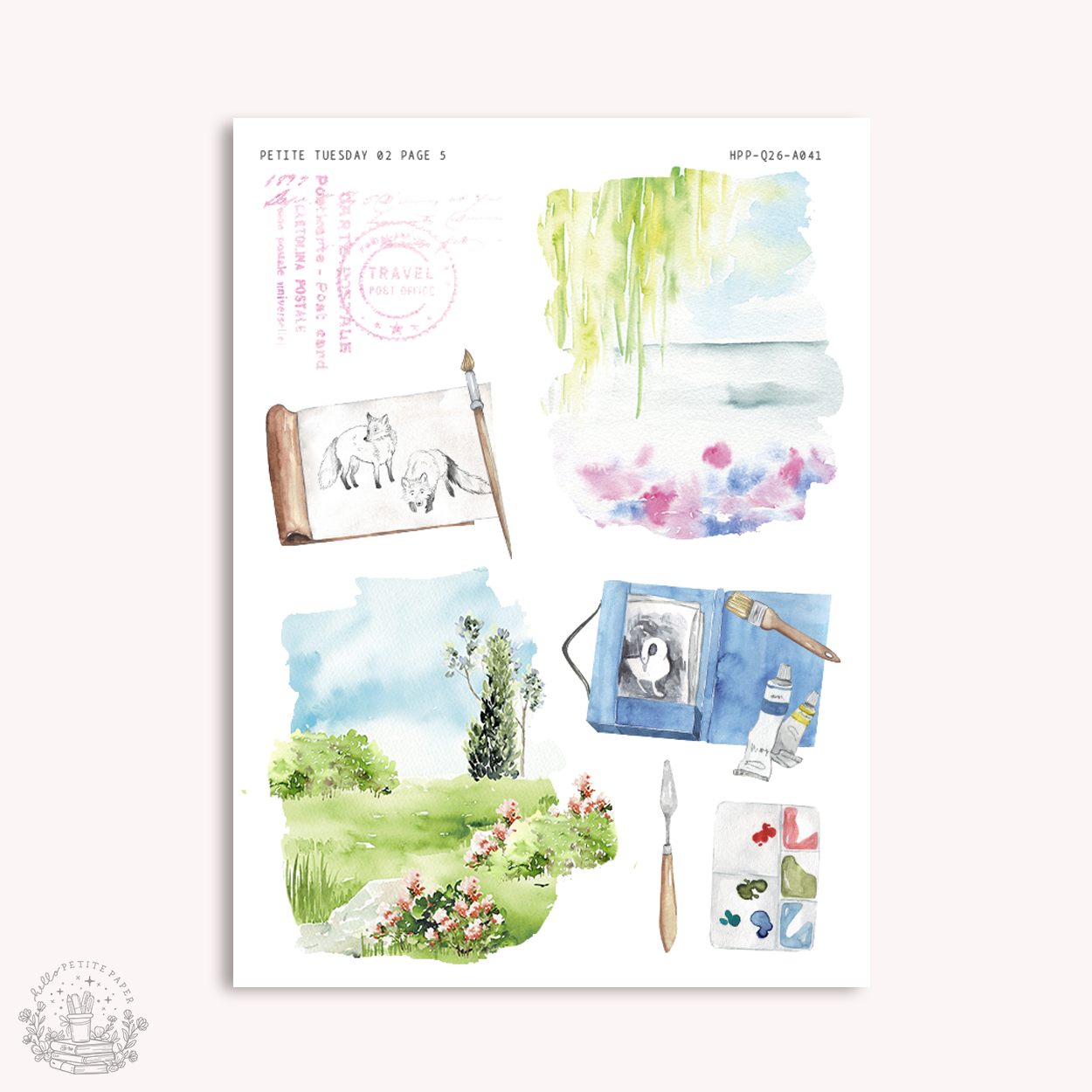 Petite Tuesday - Mini deco sticker collection (US02)