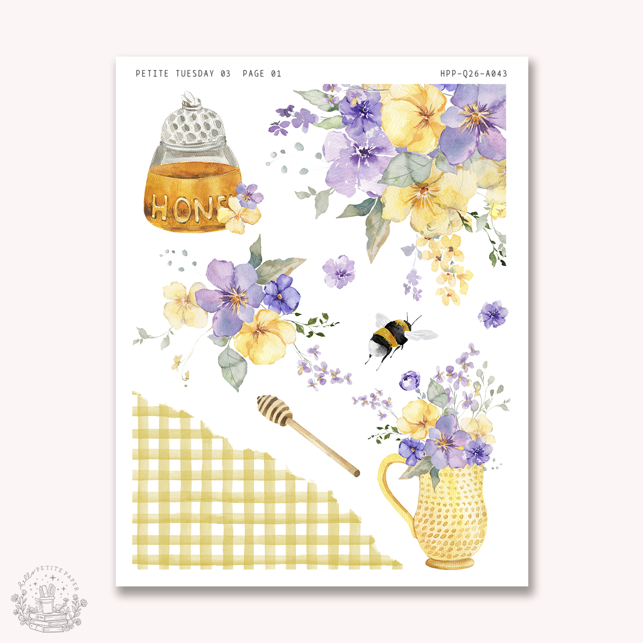 Petite Tuesday - Mini deco sticker collection (US03)