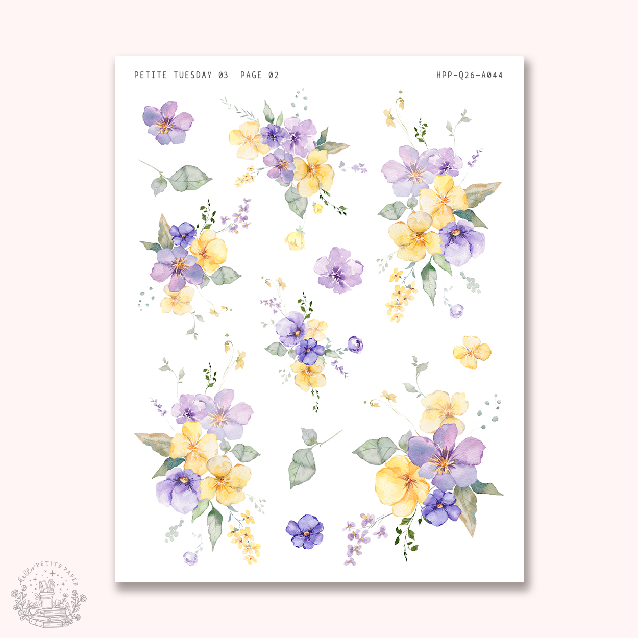 Petite Tuesday - Mini deco sticker collection (US03)