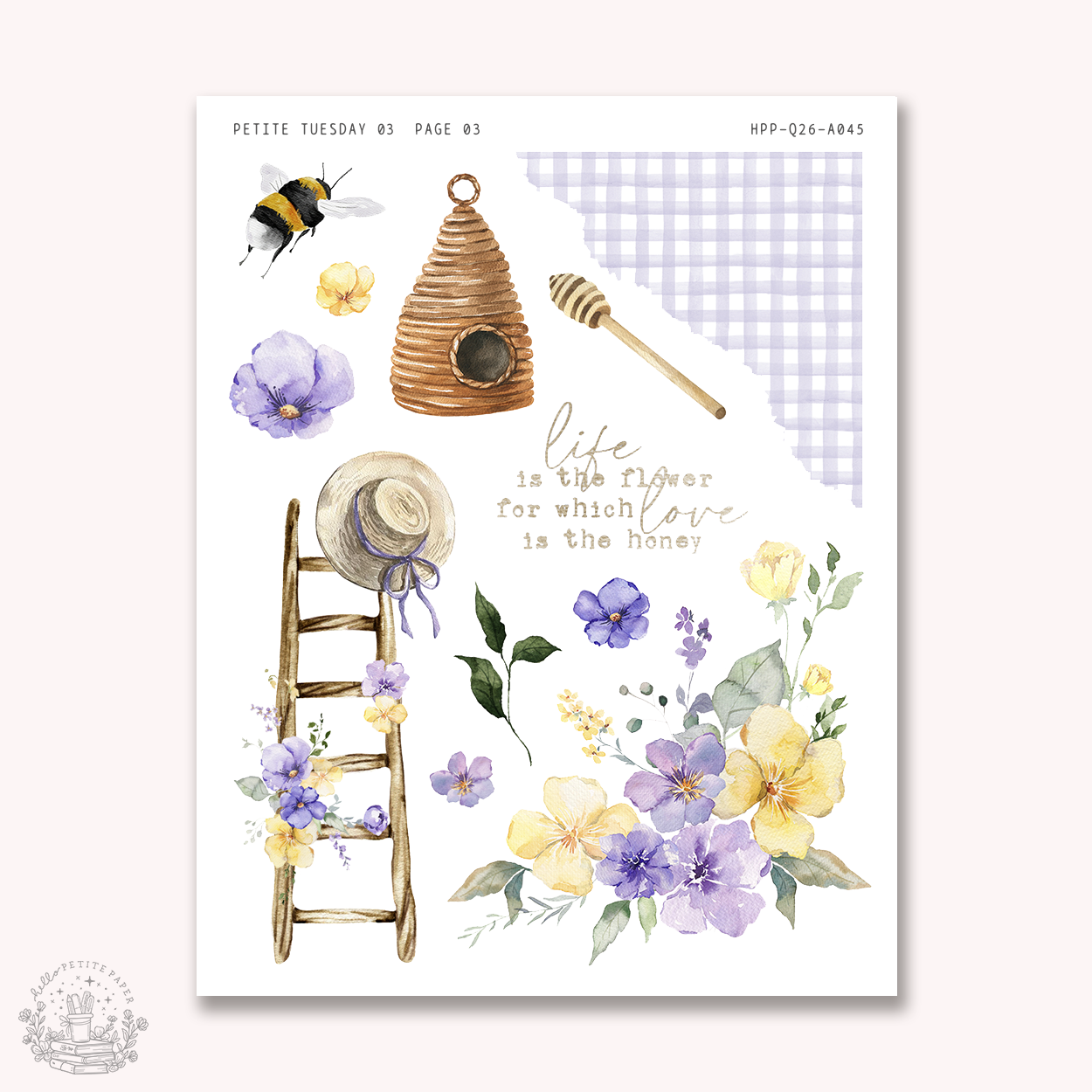 Petite Tuesday - Mini deco sticker collection (US03)