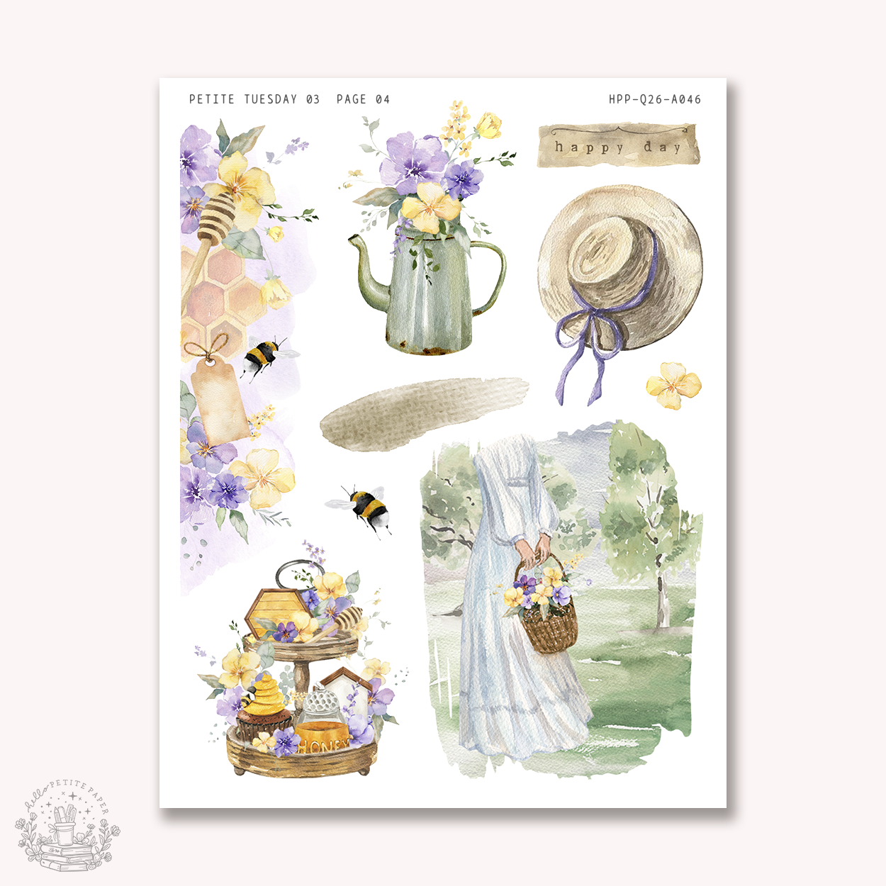 Petite Tuesday - Mini deco sticker collection (US03)