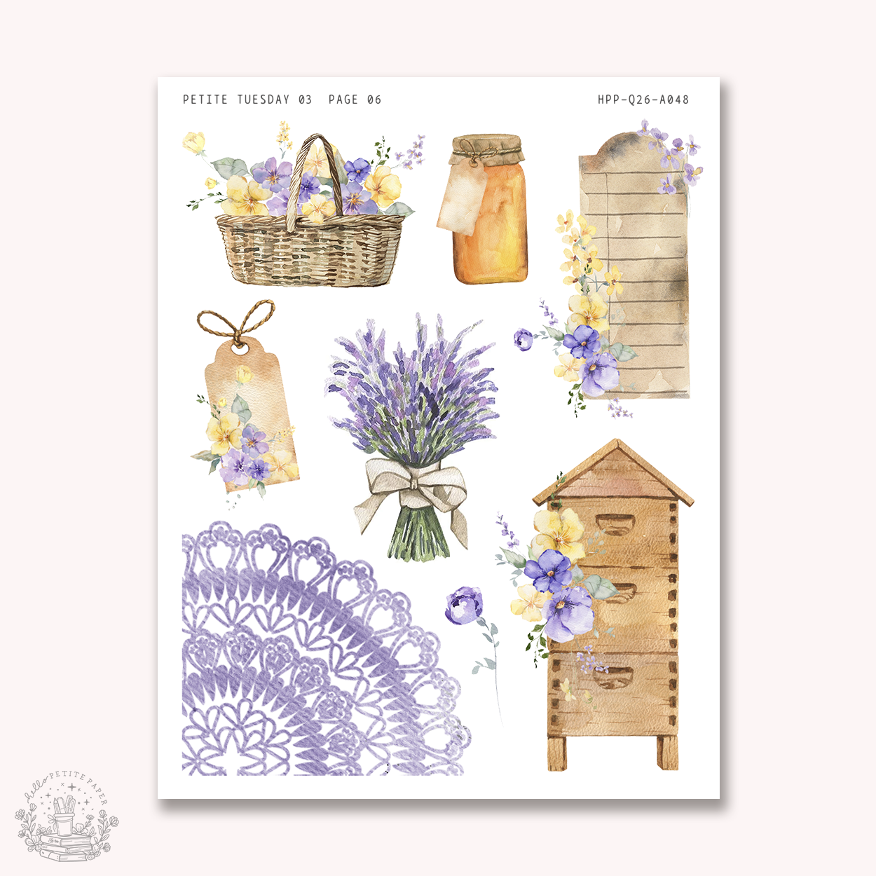 Petite Tuesday - Mini deco sticker collection (US03)