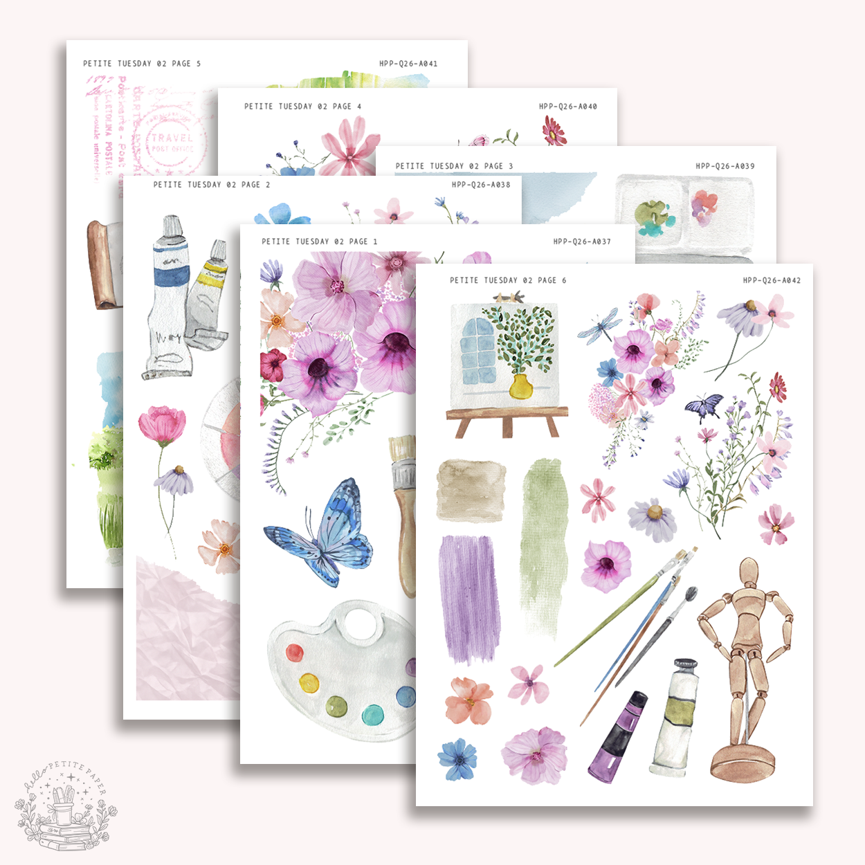 Petite Tuesday - Mini deco sticker collection (US02)