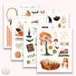 Petite Tuesday - Mini deco sticker collection (Halloween).