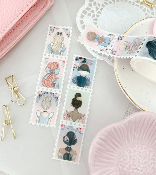 STAMP WASHI TAPE - Princesses