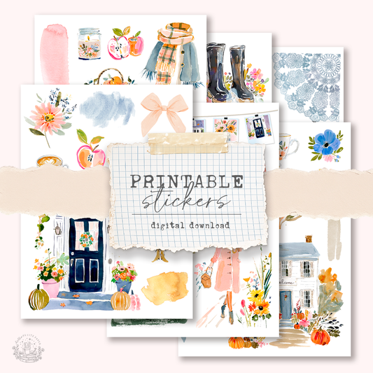 Printable sticker kit (Petite Tuesday 28) - digital download
