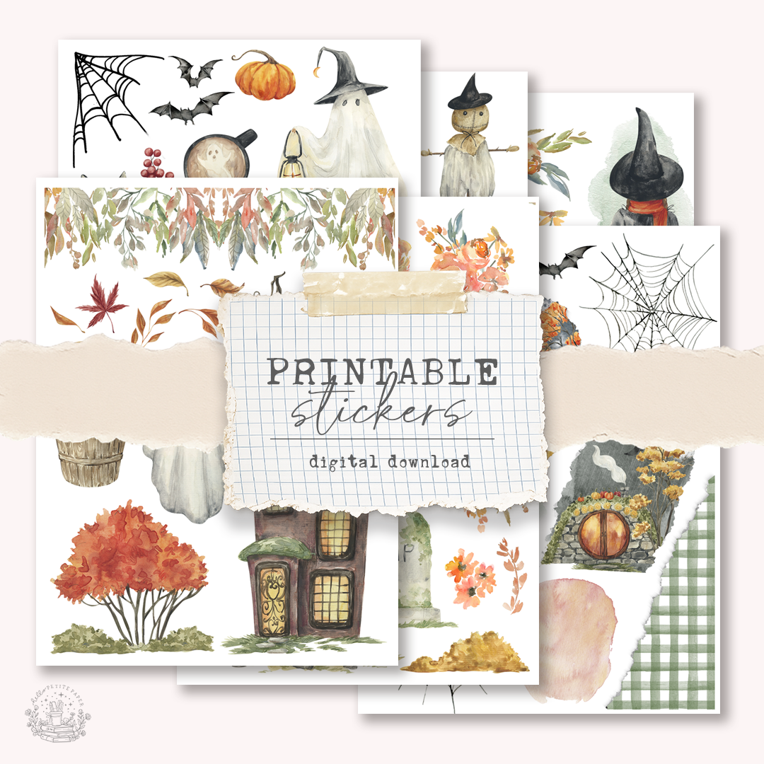 Printable sticker kit (Petite Tuesday 31) - digital download