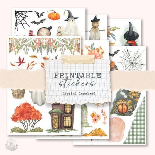 Printable sticker kit (Petite Tuesday 31) - digital download