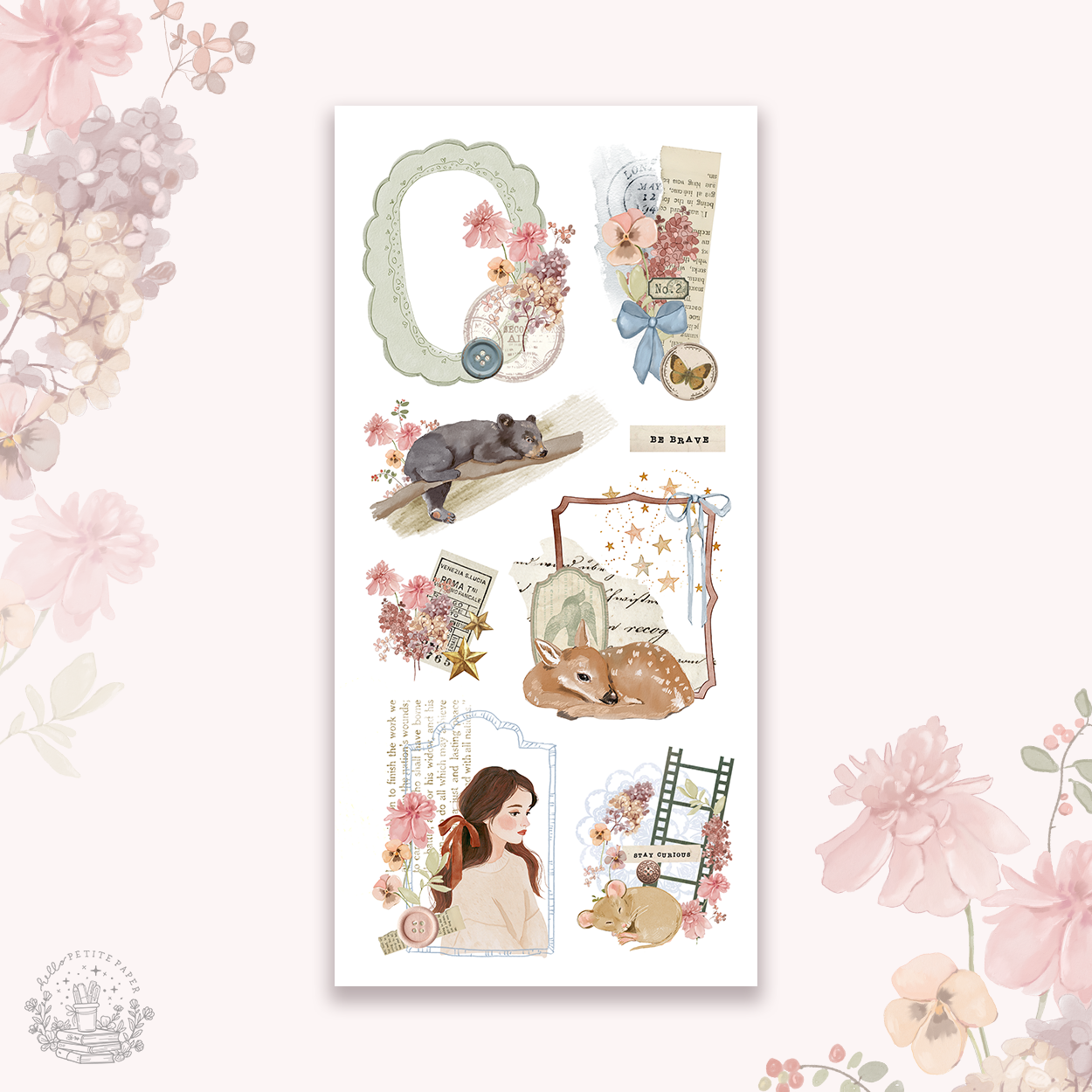 Quaint Homestead - decorative sticker collection (choose from 11 sheets).