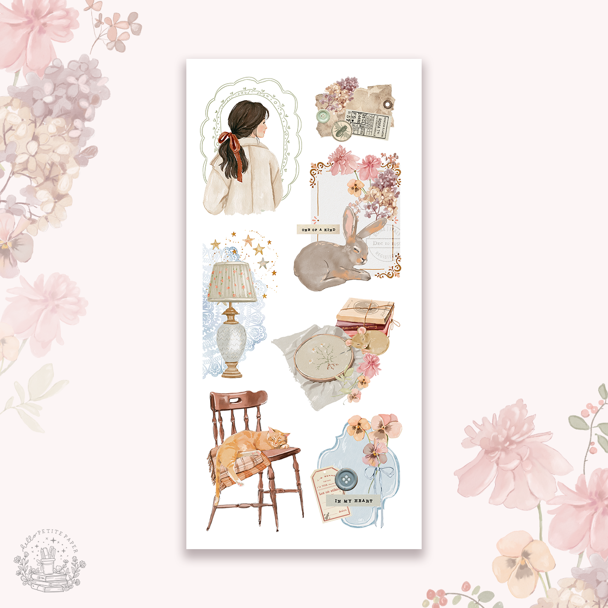 Quaint Homestead - decorative sticker collection (choose from 11 sheets).