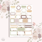 Quiet corners of Fall  - FOILED KIT - premium matte paper sticker kit