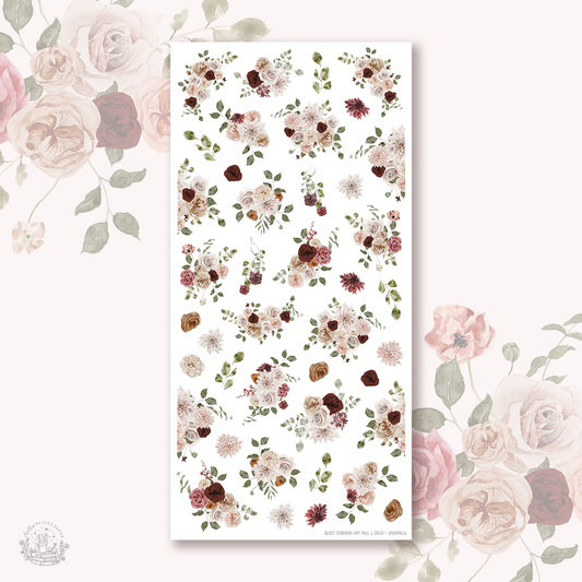 Quiet corners of Fall - Deco 1 (florals)