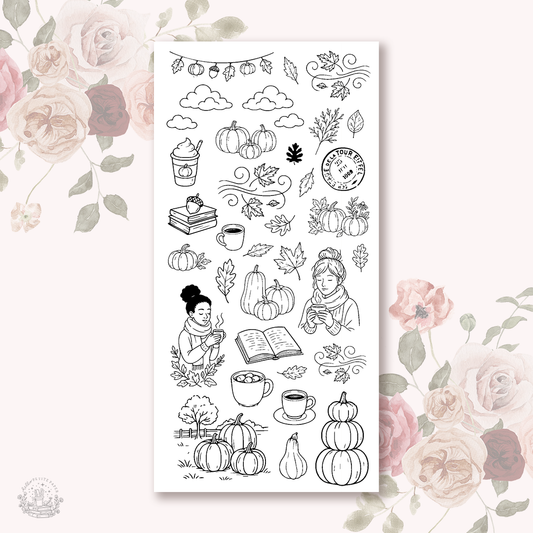 Quiet corners of Fall - Deco 6 (foiled deco)